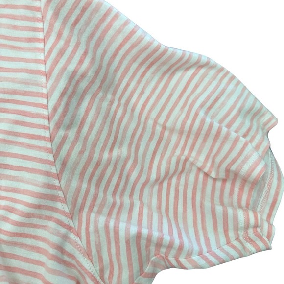 B. Draddy Golf Polo Pink + White Striped Men's Large - Picture 5 of 14